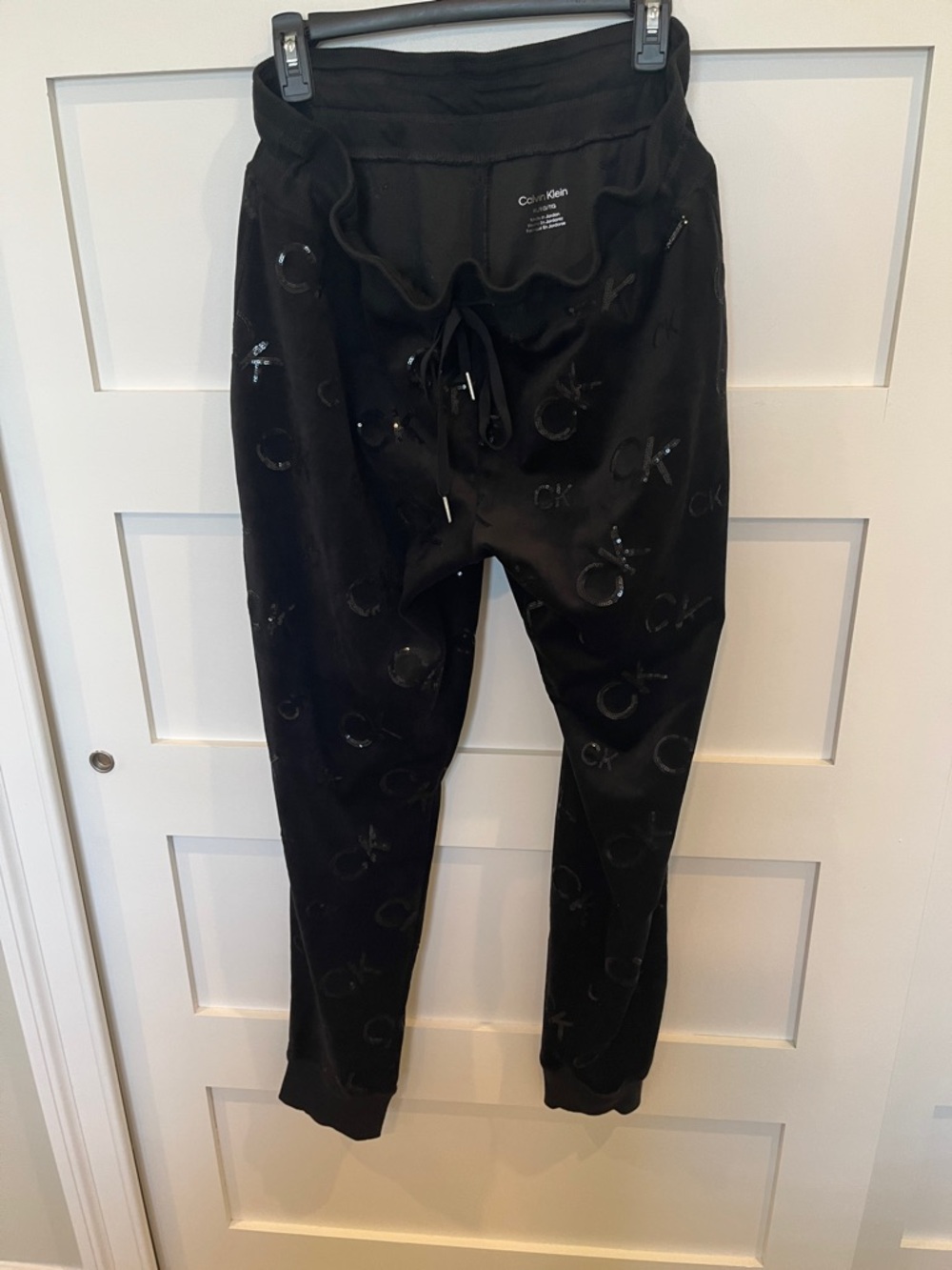 Calvin Klein Black Logo Fleece Joggers